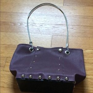 Purple purse.